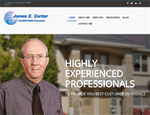 Tablet Screenshot of cpajimcarter.com